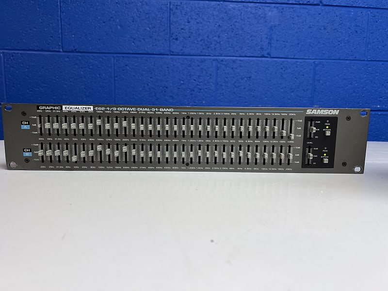 Samson E62 1/3 Octave 31 Band Graphic Equalizer Reverb