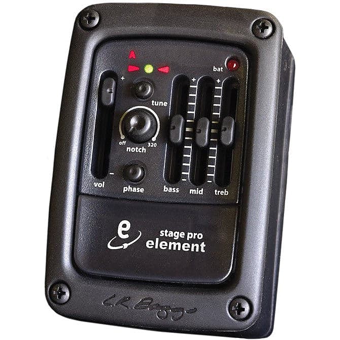 LR Baggs STAGEPRO Element Stage Pro Advanced Undersaddle Pickup With Side mounted preamp image 1