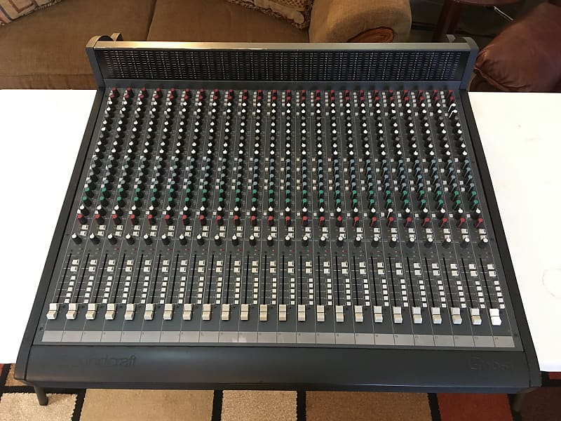 Soundcraft Ghost 24 Channel Sidecar Mixer w/ Meter Bridge Reverb