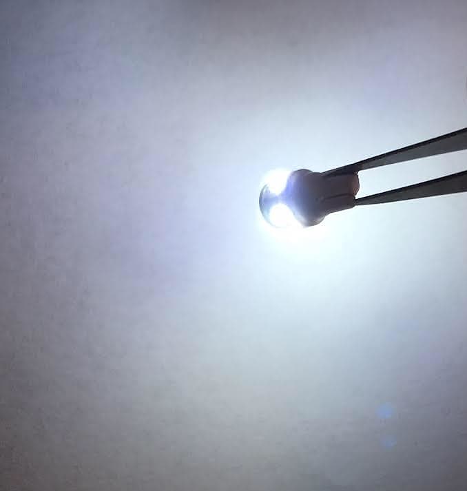 (10) Cool White LED Wedge Base Lamps 8v-/Pioneer SX //Sansui G-Models /Receiver/Kenwood KT-KR-KA  			