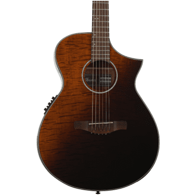 Ibanez AEWC32FMASF Acoustic-Electric Guitar - Amber Sunset Fade image 1