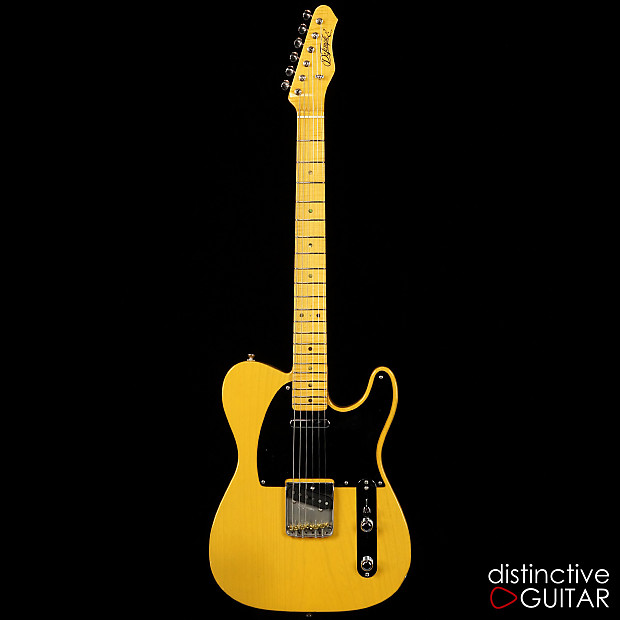 DeTemple 52 Tele Butterscotch Vintage Style Telecaster Hand Built Reverb