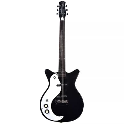Danelectro 59M NOS+ Left-Handed Guitar - Black image 2