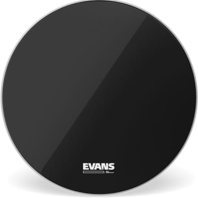 Evans EQ3 Resonant Black Bass Drumhead - 18 inch - No Port image 1
