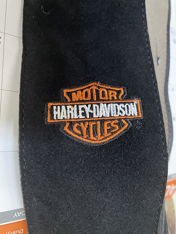 Harley-Davidson Suede Black Strap | Reverb