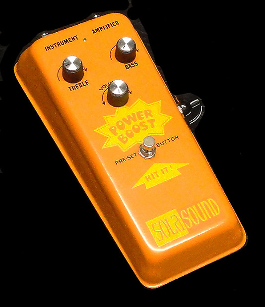 レア Colorsound Powerboost カラーサウンド パワーブースト Colorsound Power Boost ] 69s~70s Vintage Pedal - DEMO