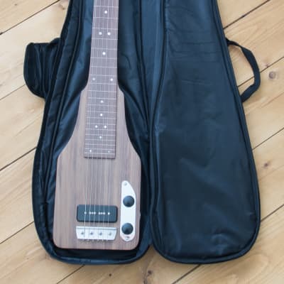 Woodsville Chicago 51 Lap Steel - Walnut, with Padded Gig Bag image 13