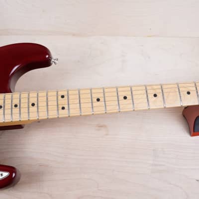 Fender Highway One Stratocaster 2002 Crimson Red Transparent w/ Hard Case image 4