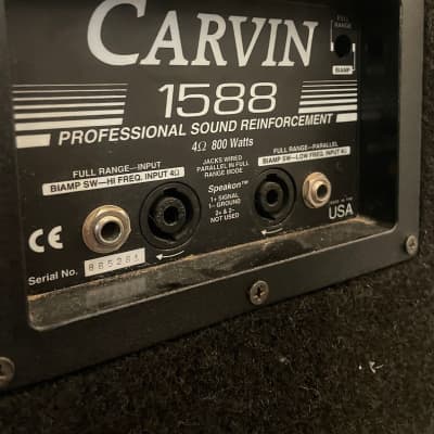 Carvin Carvin 1588 Bass Cabinet Bass Cabinet (Charlotte, NC) image 3