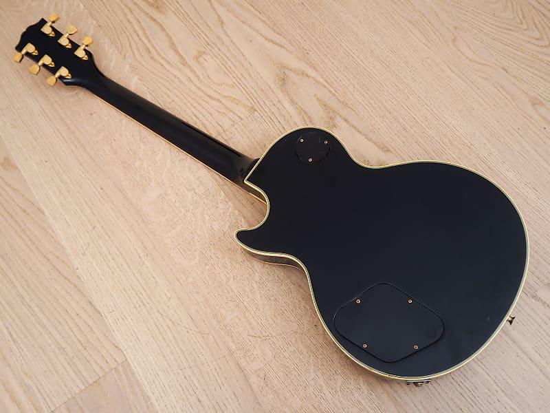 1989 Burny Black Beauty Custom RLC-70 Electric Guitar Ebony