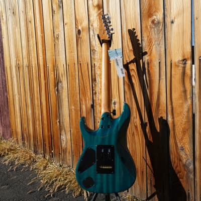 Ibanez Signature MMN1 Martin Miller - Transparent Aqua Blue 6-String Electric Guitar w/ Hardshell Case (2023) image 3