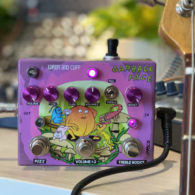 Wren and Cuff Garbage Face J Mascis Signature Fuzz 2020 Purple