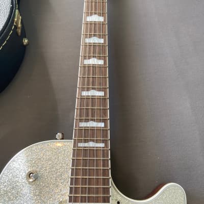Gretsch G6129T-1957 Silver-Jet-NEVER USED-original hard shell case-#JT05106890 Gretsch G6129T-1957 Silver-Jet-NEVER USED-original hard shell case-#JT05106890 - SILVER image 2