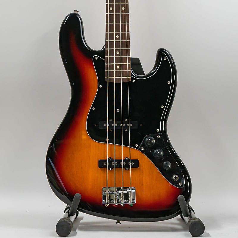 2013 Fernandes RJB-380 Electric Jazz Bass with Gigbag - Sunburst