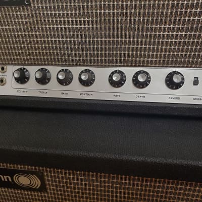 1968 Sunn 1000S 120 Watt  Guitar Amp Head and 6 x12 Cabinet~Near Mint w Extras, LOUD, Classic Tone! image 4