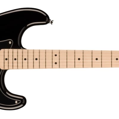 SQUIER - Squier Sonic Stratocaster HSS  Maple Fingerboard  Black Pickguard  Black - 0373203506 for sale