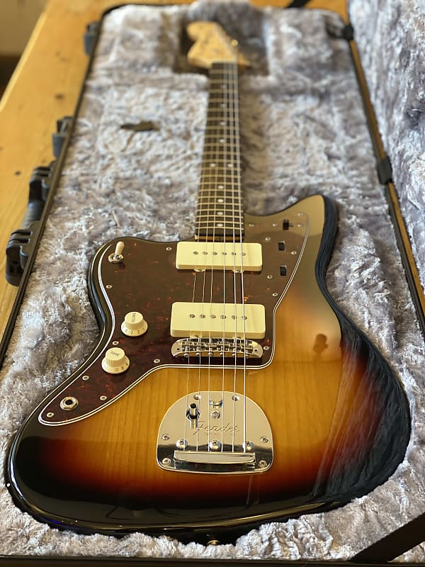 LEFTY! Fender Jazzmaster MIJ Left Handed 2021 Alder Sunburst w/ Fender Lefty HSC image 1