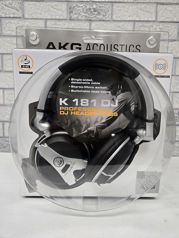 AKG K181 DJ Professional Closed-Back Headphones – B‑Stock  			