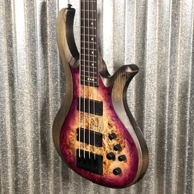 Schecter Riot 4 String Bass Inferno Burst Used image 6