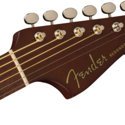 Fender Redondo Player Dreadnought Acoustic-Electric Guitar, Solid Spruce Top, Sunburst image 5