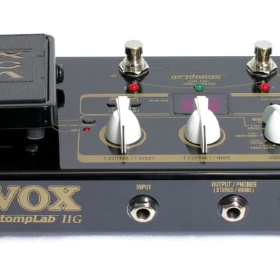 Vox Stomplab IIG Modeling Guitar Multi-Effects Processor Unit with Expression Pedal image 3