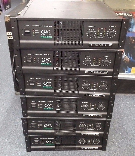 QSC Powerlight 4.0 Power Amplifier Excellent Condition PL4.0 Reverb