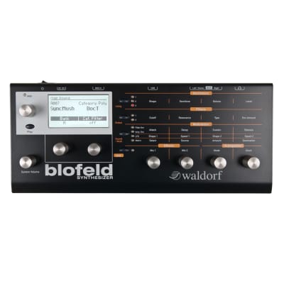 Waldorf Blofeld black Desktop Synthesizer - Virtual Analog Synthesizer