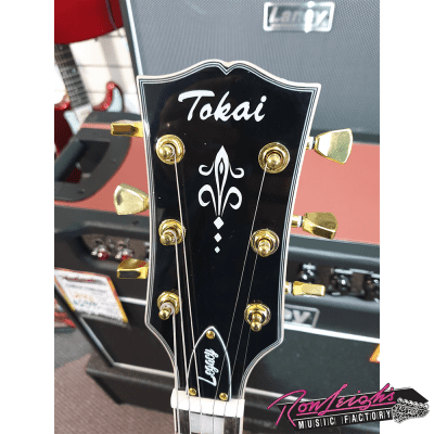 Tokai Legacy Series Love Rock Les Paul Custom Electric Guitar in White image 4