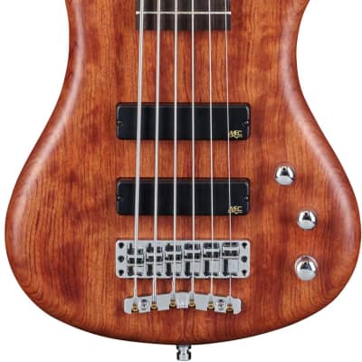 Warwick Pro Series Corvette Standard 6-string Bass Guitar - Natural Bubinga for sale