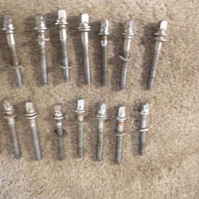 Ludwig (16) Vintage Snare Drum Tension Rods & Washers, 1960s/Early 70s image 1