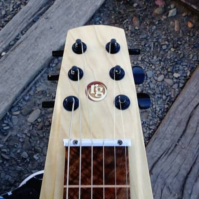 Rukavina 6 String Poplar and Claro Walnut Lapsteel Guitar - 22.5" Scale image 6