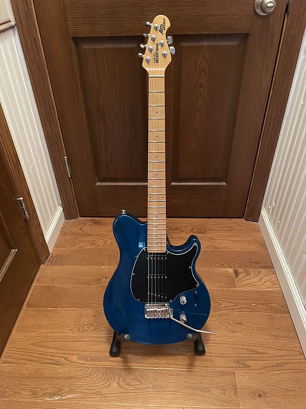 Ernie Ball Music Man Axis Sport (SSS) 1996 - Translucent Blue | Reverb