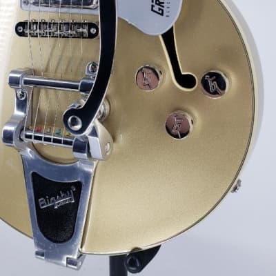 Gretsch G5655T Electromatic Center Block Jr. with Bigsby Casino Gold  Ser# CYGC21090303 image 3
