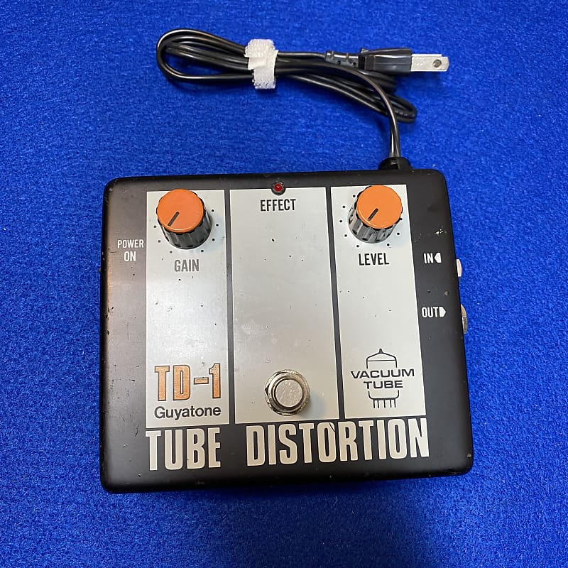 Guyatone TD-1 12AX7 tube driven distortion pedal. Fuzzy