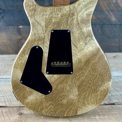 PRS Wood Library Custom 24 Semi-Hollow Flame Maple 10 Top, Korina Back, Torrified Maple Neck, Ziricote FB - Faded Blue Jean Satin 391870 image 16
