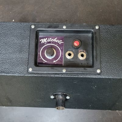 Mitchell Cabinets MLT Monitor Speaker 2 x 4" with Piezo Horn Tweeter 1980's - Black image 2