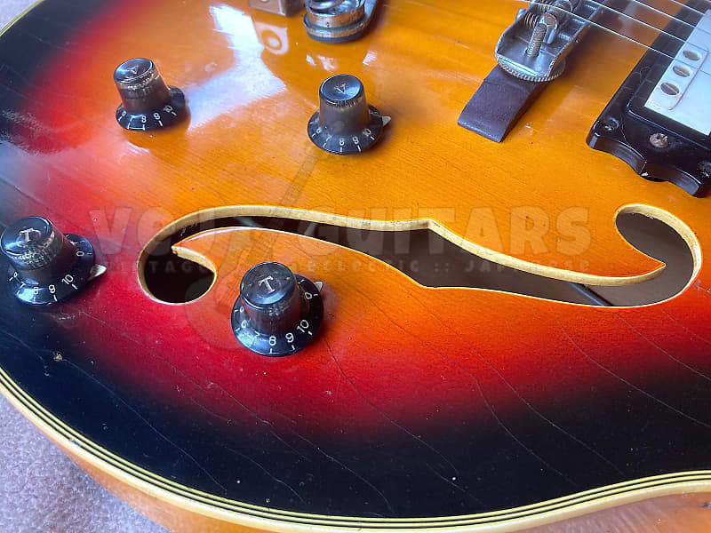 MATSUMOKU VINTAGE ES-335 BODY RARE MIJ 1960s incl PICKUPS