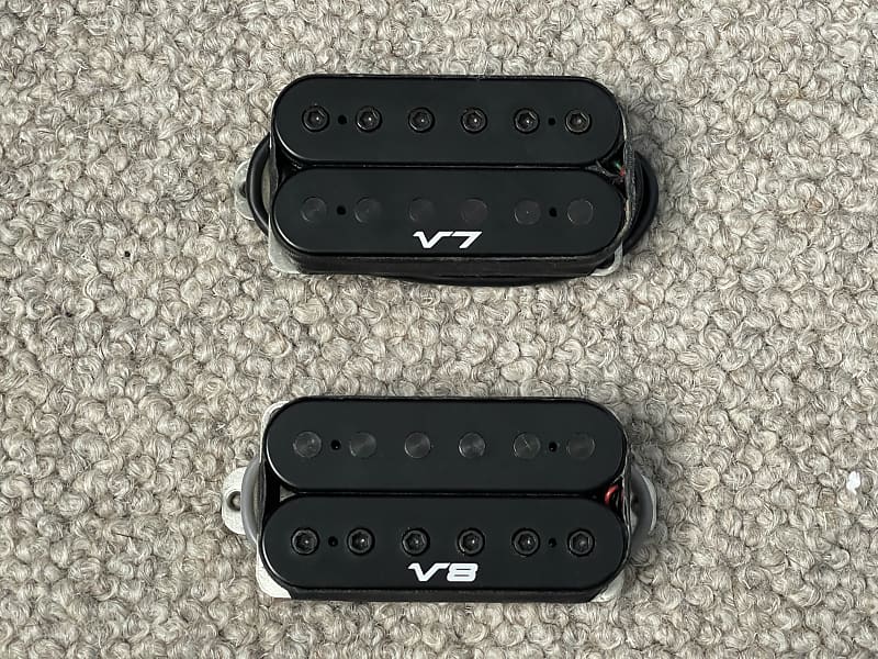 Ibanez V7 / V8 Humbucker Pickup Set 2002 Black Reverb