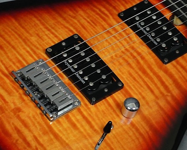 Brian Moore i2000 Series i8 Flamed Top Guitar, Seymour Duncan | Reverb