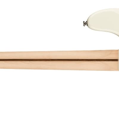 Squier Affinity Series Precision Bass PJ, Maple Fingerboard, Black Pickguard, Olympic White image 10