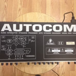 BEHRINGER MDX-1200 【エンハンサー搭載モデル】コンプレッサー Behringer Autocom MDX1200 Dynamics Processor 2-Channel