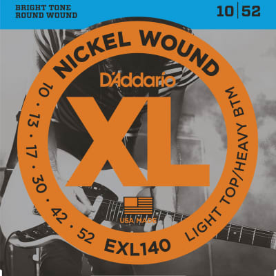 D'Addario EXL140 Nickel Wound Electric Guitar Strings, Light Top/Heavy Bottom, image 1