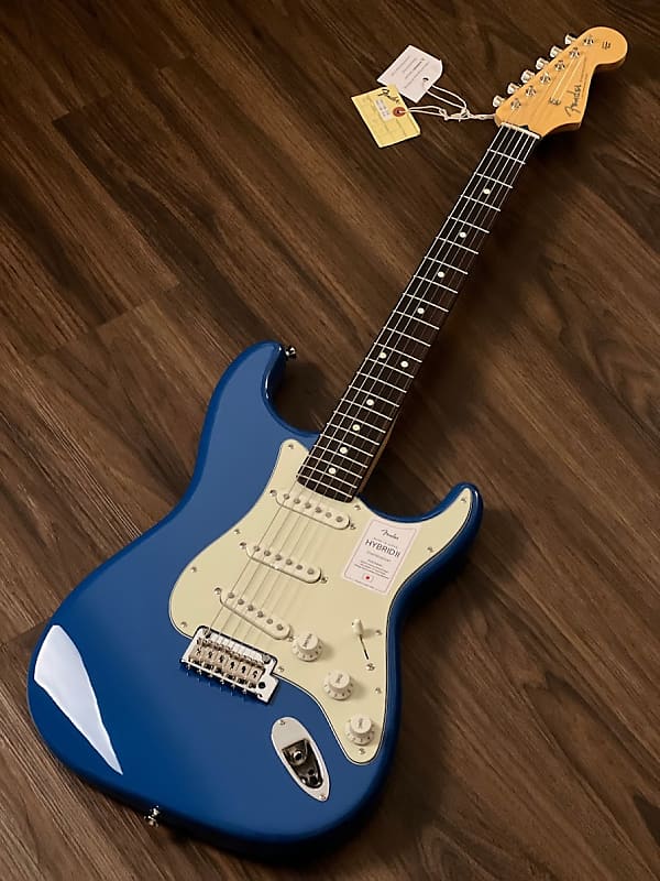 Fender Japan Hybrid II Stratocaster with Rosewood FB in Forest Blue