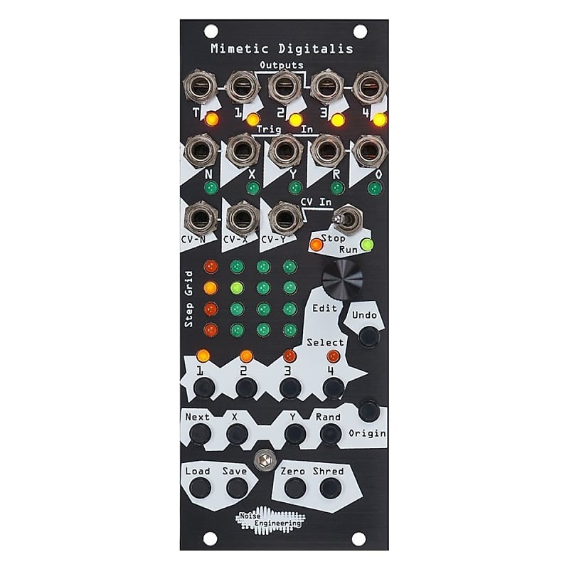 Noise Engineering Mimetic Digitalis Eurorack Sequencer Module (Black) image 1