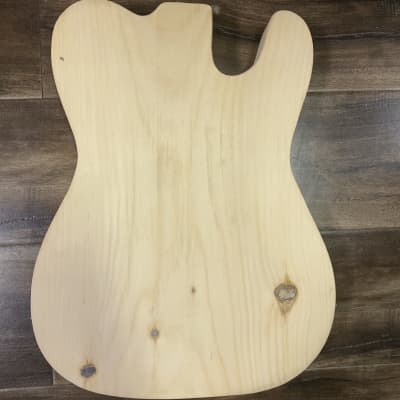 SGM DIY Project Guitar Body Unrouted Spruce image 5