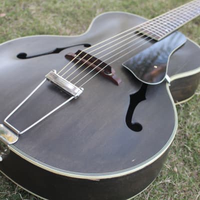 Stunning Rare Vintage 1930s Harmony SS Stewart Acoustic Archtop Guitar Restored! image 5