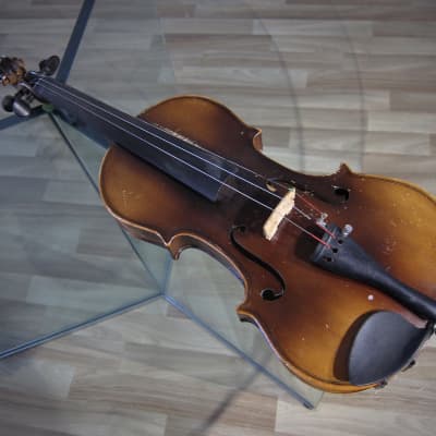 1960s USA 4/4 Violin Stradivarius Copy Brown Varnish Nice Original