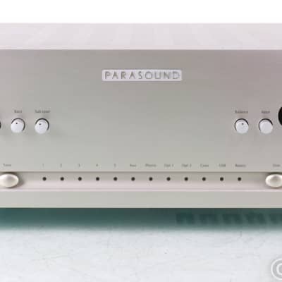 Parasound Halo Hint 6 Stereo Integrated Amplifier; MM / MC Phono; Remote image 1