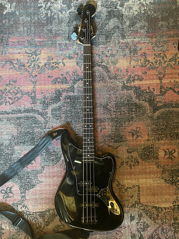 Fender Limited Edition Player Jaguar Bass Black Ebony Reverb