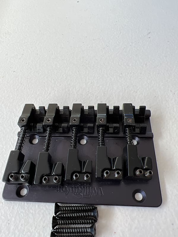 Wilkinson 5 string bass bridge Black Reverb
